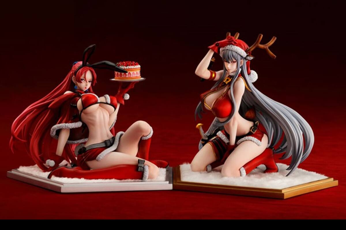 Revelan exuberantes figuras navideñas de Valkyria Chronicles