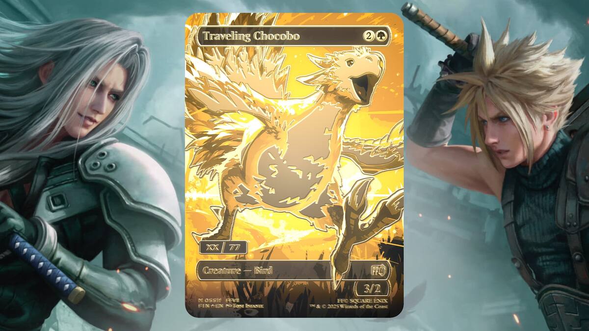 Final Fantasy Magic The Gathering Golden Chocobo carta venta millonaria precio