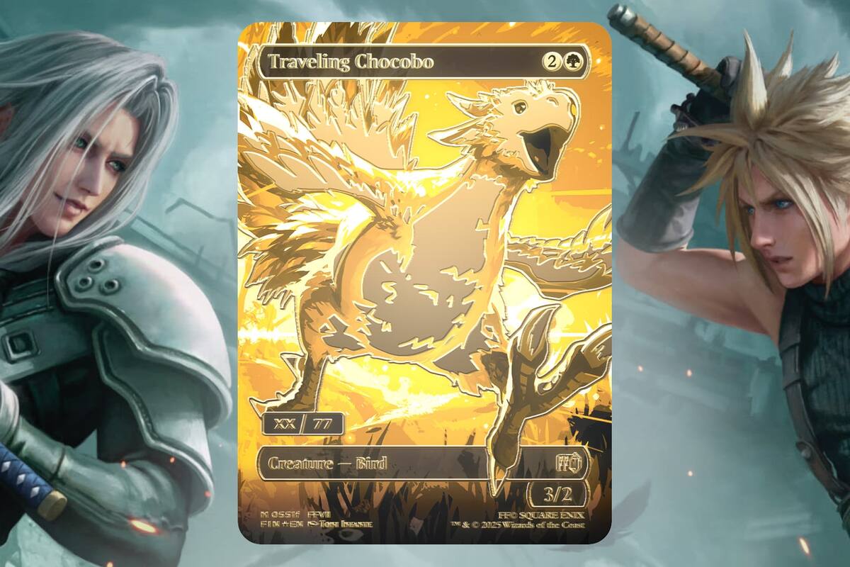 Rarísima carta de Final Fantasy se vende por una millonada, ¿cuánto cuesta la carta de Golden Chocobo de Magic: The Gathering?