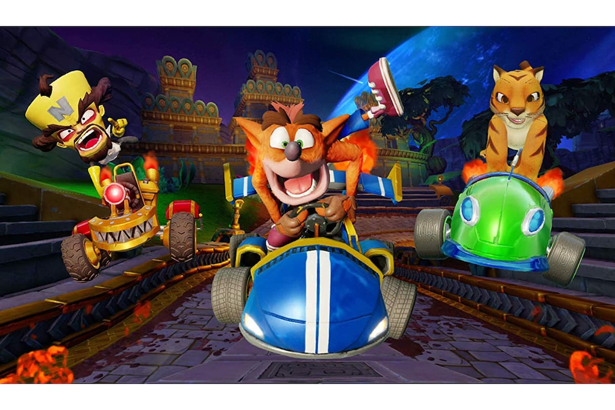 Crash Team Racing Nitro-Fueled retoma la delantera en Reino Unido