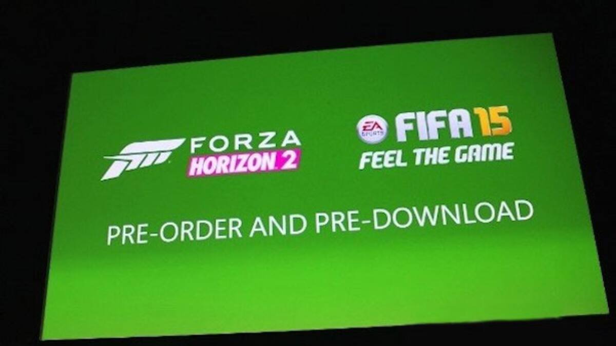 Forza Horizon 2 y FIFA 15 inaugurarán la función
