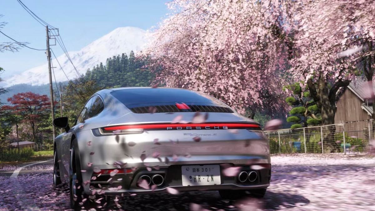 Forza Horizon 6 no te deja destruir los cerezos japoneses y hay una razón muy importante detrás