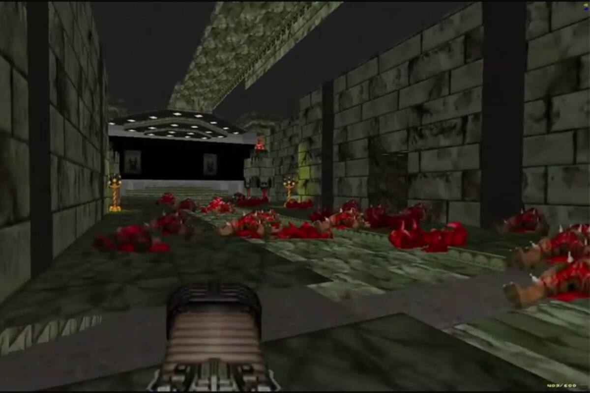 Un mapa de Doom 2 que demoró 300 horas en hacerse
