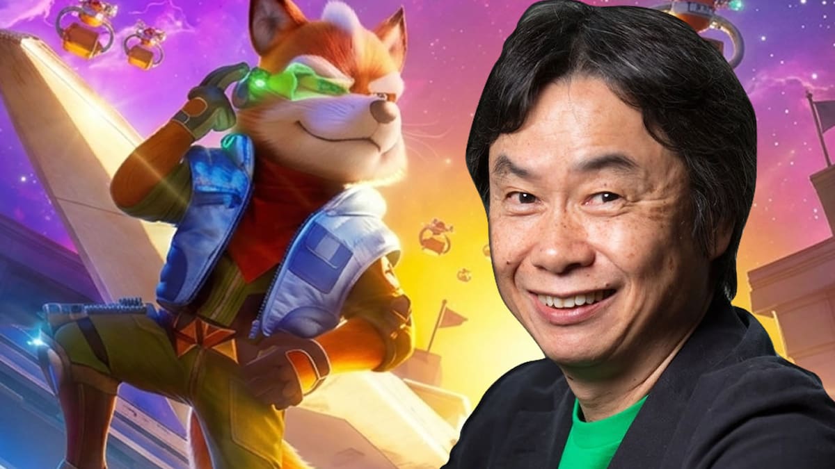 Fox McCloud Shigeru Miyamoto
