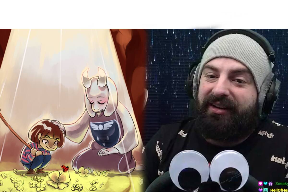 ¡Ver para creer! Streamer completó Undertale utilizando un volante
