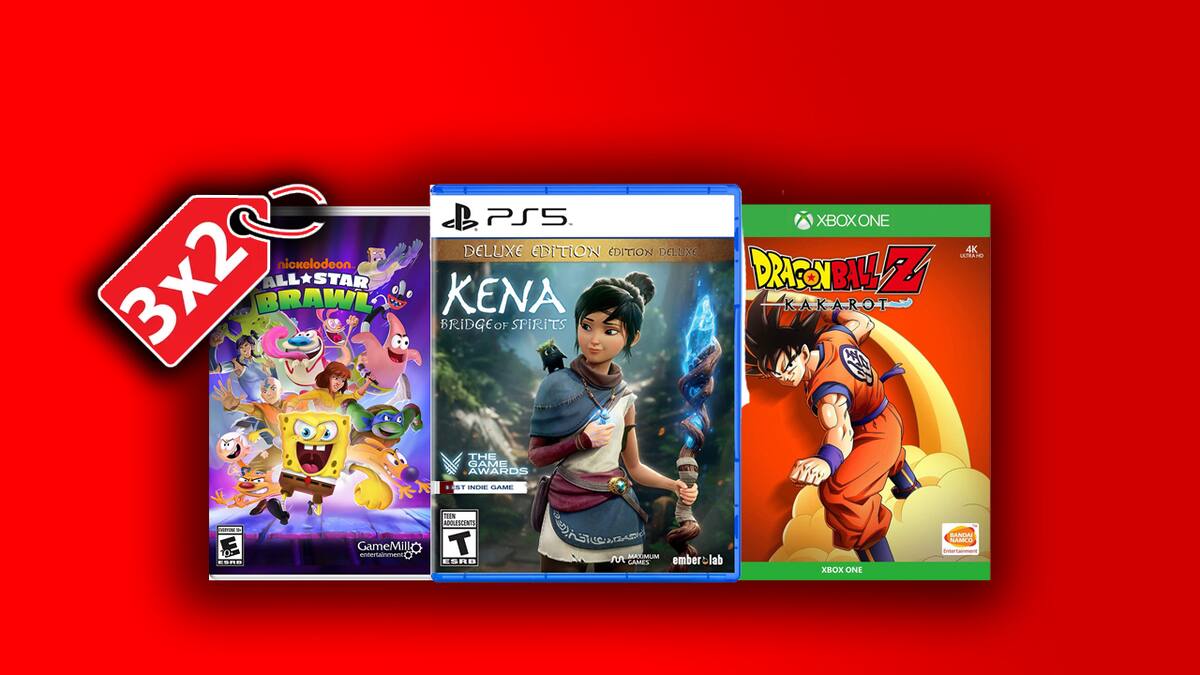 Funciona así: te llevas 3 juegos seleccionados y sólo pagas 2