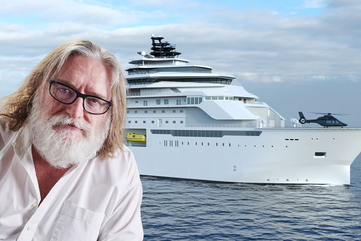Mientras la industria del gaming vive su peor momento, Gabe Newell de Valve invierte más de $800 millones de dólares en un barco para explorar el océano
