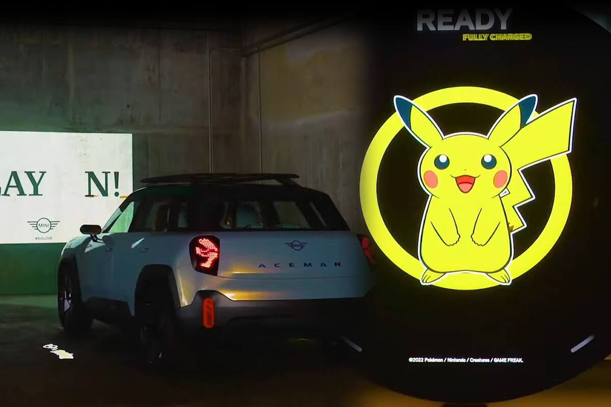 Mini anuncia un auto eléctrico de Pokémon con varios detalles de Pikachu