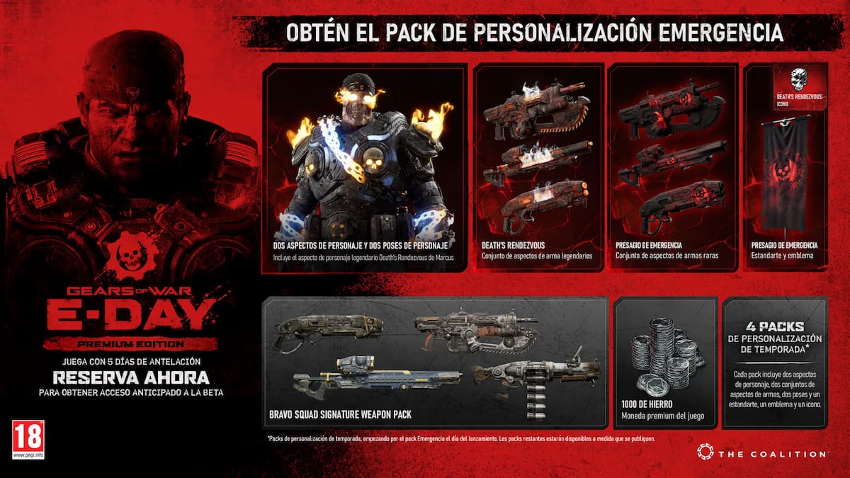 Gears of War: E-Day Pack de emergencia
