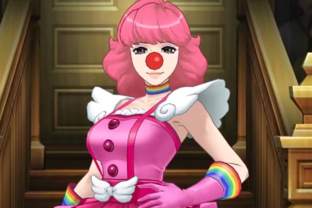Usuarios creen que la mujer payaso de Ace Attorney es atractiva; los fans están enojados
