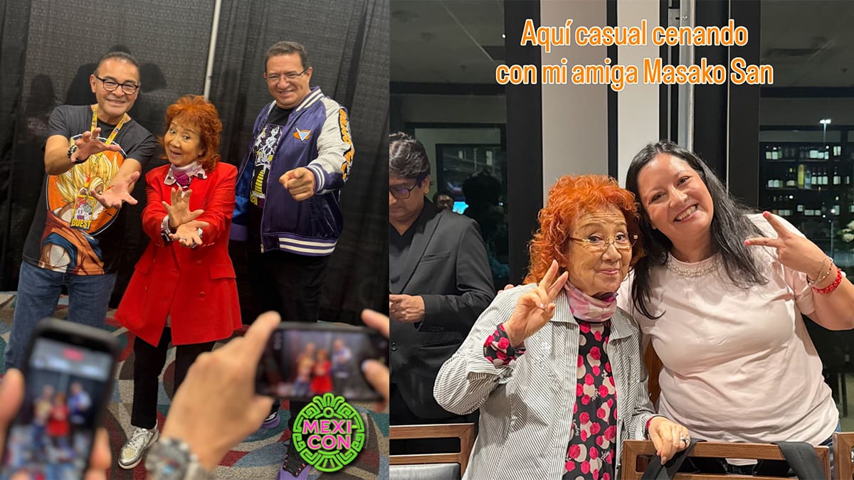 Gerardo Reyero y Georgina Sánchez conocen Masako Nozawa
