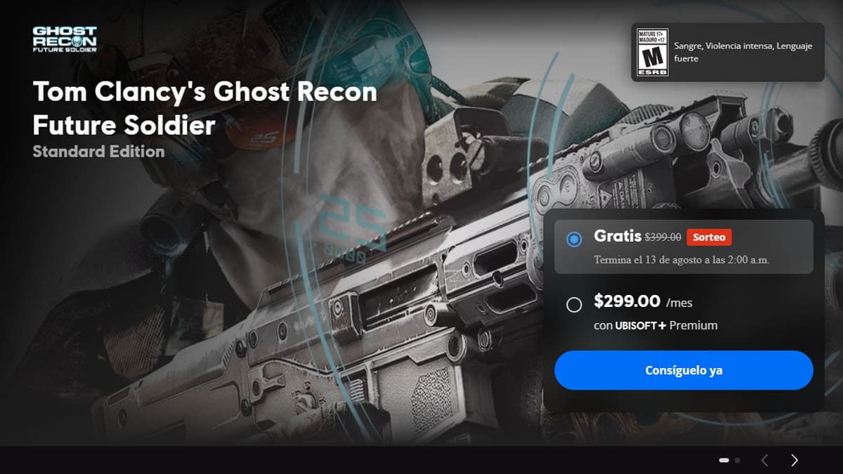 Ghost Recon Future Soldier gratis PC