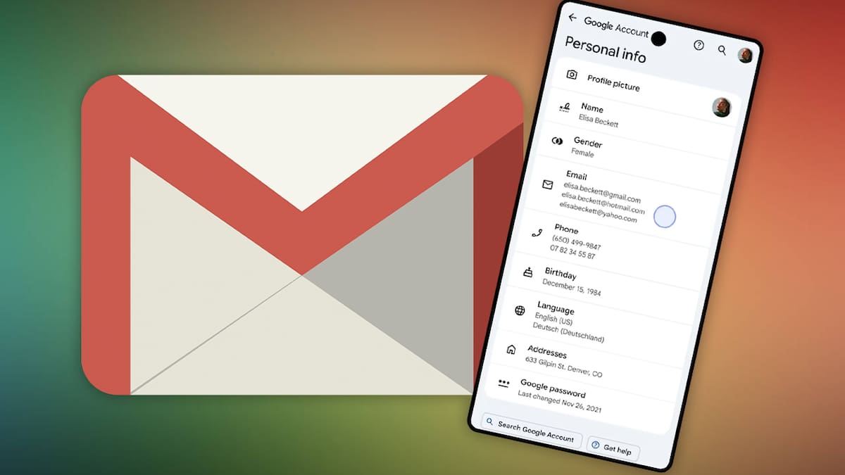 Gmail cambiar nombre correo electrónico