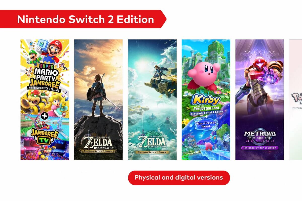 Nintendo Switch 2 tendrá ports mejorados de populares juegos de Switch 1: podrás jugar entregas de Zelda, Kirby, Mario Party y más con mejor desempeño y nuevo contenido