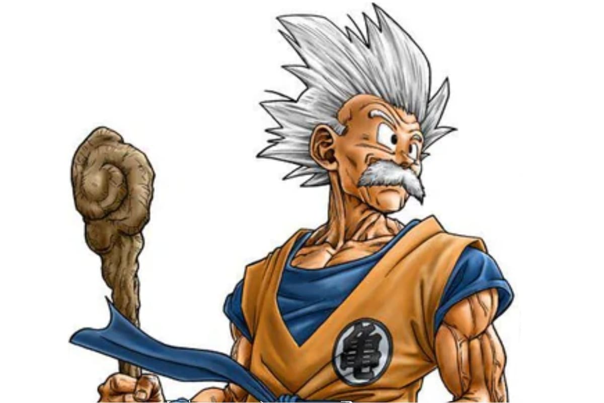 ¿Goku anciano? Toyotaro nos sorprende con una ilustración basada en un boceto de hace 37 años