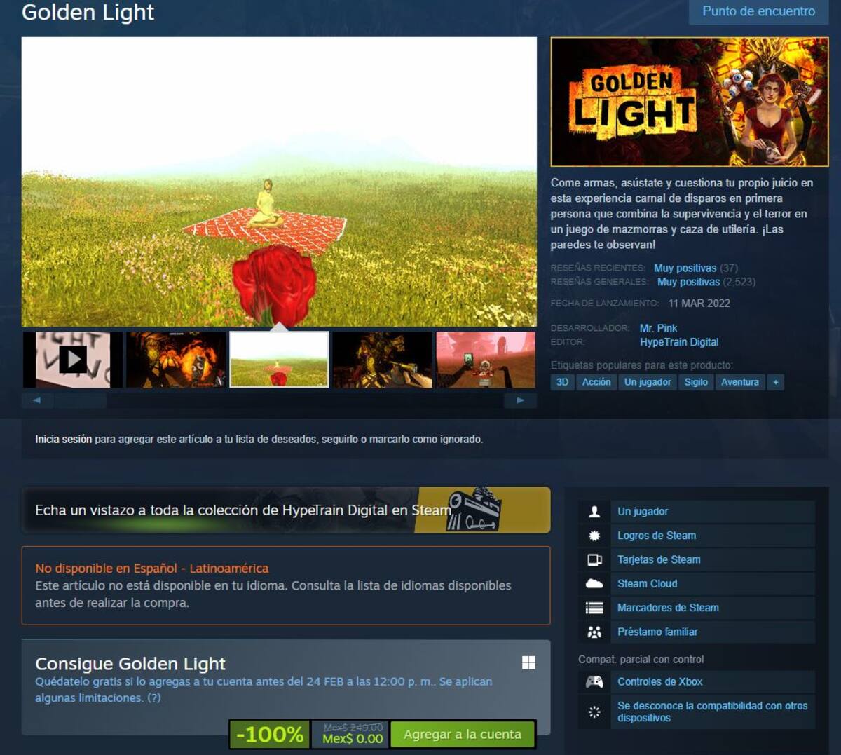 Golden-Light-gratis-Steam.jpg