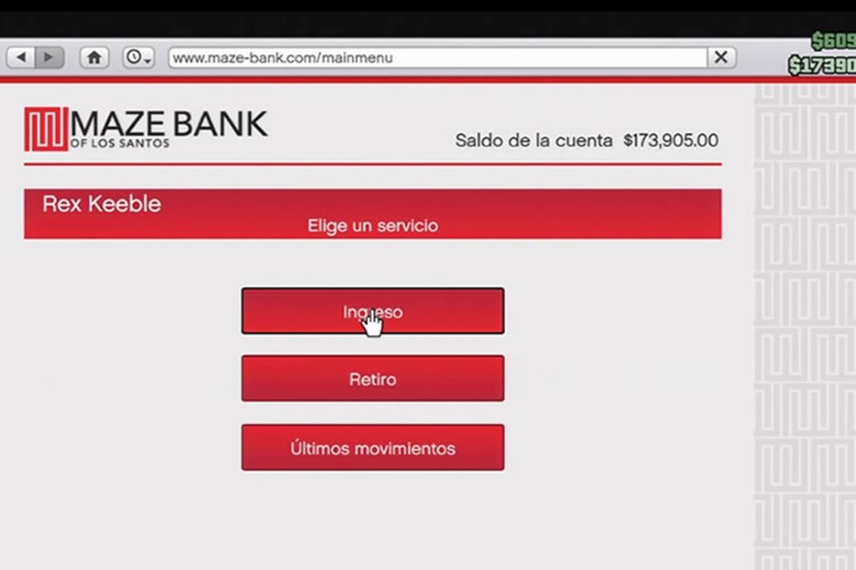 Grand Theft Auto Online: Guarda tu dinero en el banco