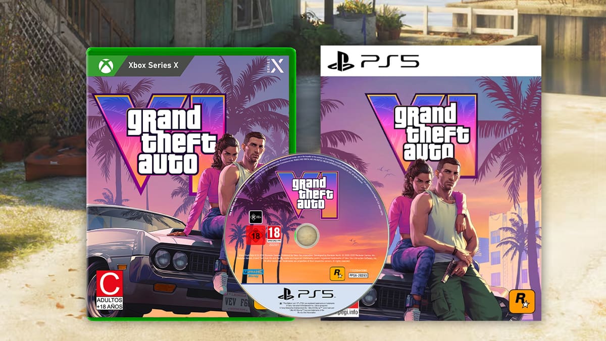 Grand Theft Auto VI disco en caja