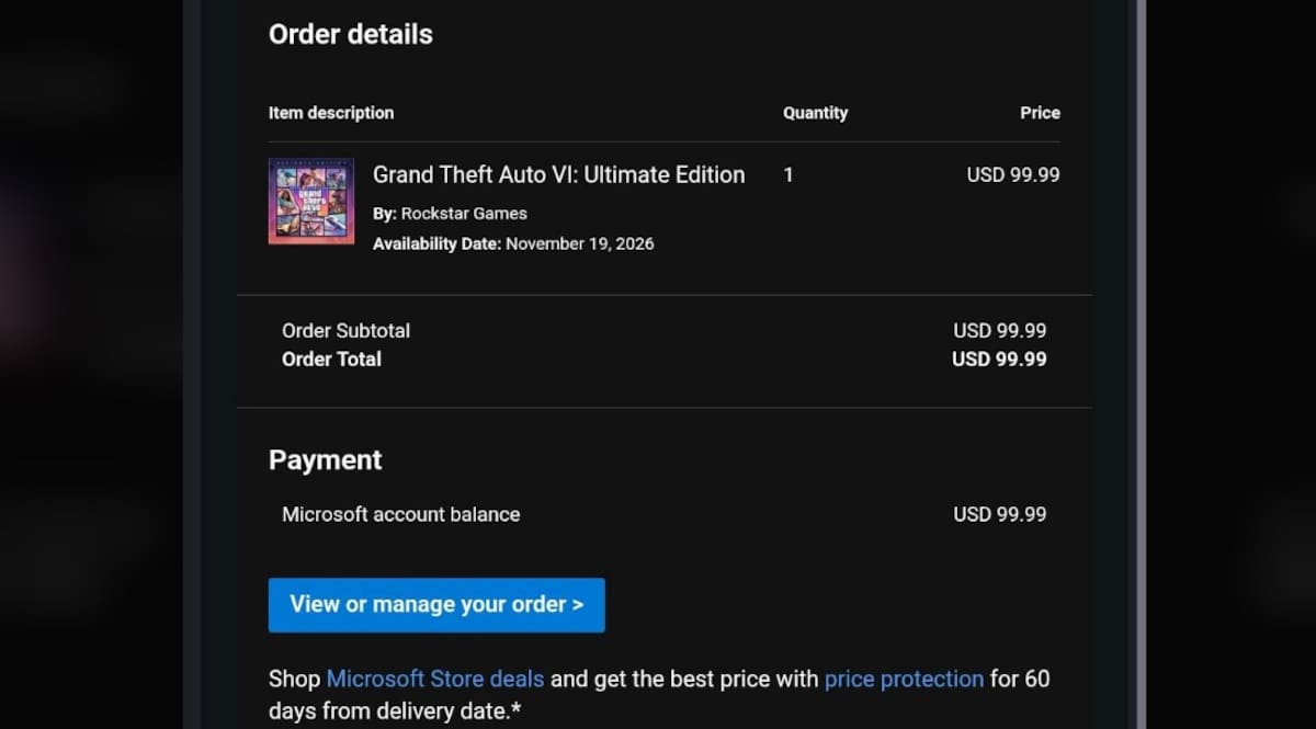 GTA VI Microsoft Rewards