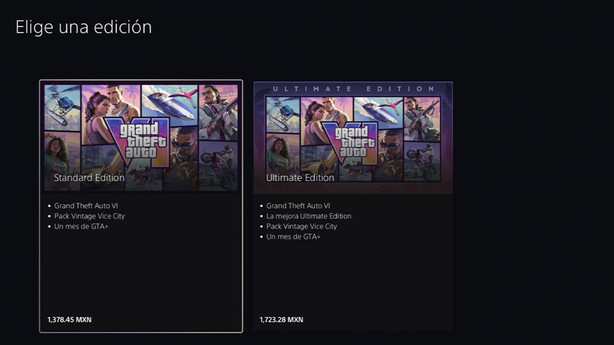 GTA VI precio México PlayStation