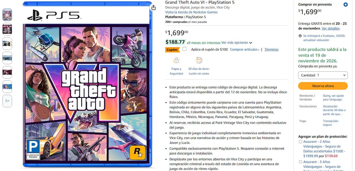 GTA VI promoción
