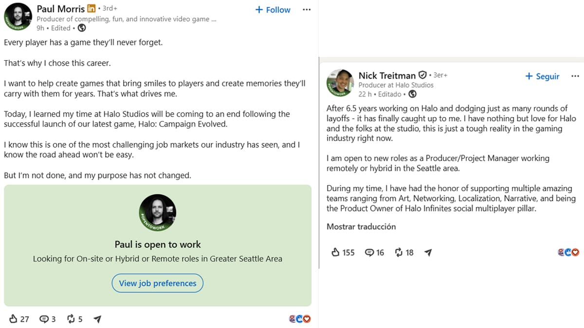 Halo Studios empleados despedidos