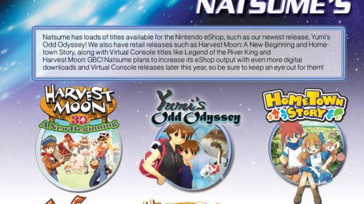 Harvest Moon 2 y Lufia llegarán pronto a la consola virtual