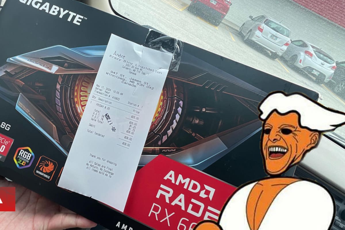 Jugador encuentra una tarjeta gráfica a solo $28 dólares en una tienda, y términa ahorrando casi $325 dólares con la compra