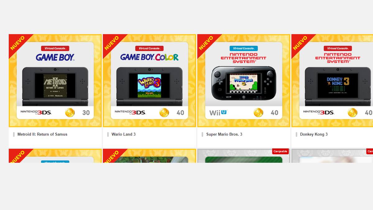 Hay juegos digitales y cupones para la eShop disponibles