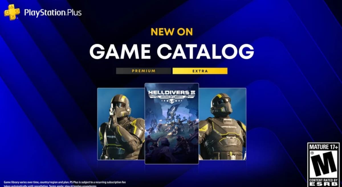 Helldivers II PS Plus.