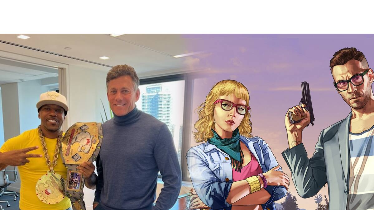 HipHopGamer publicó una fotografía con Strauss Zelnick, jefe de Take-Two