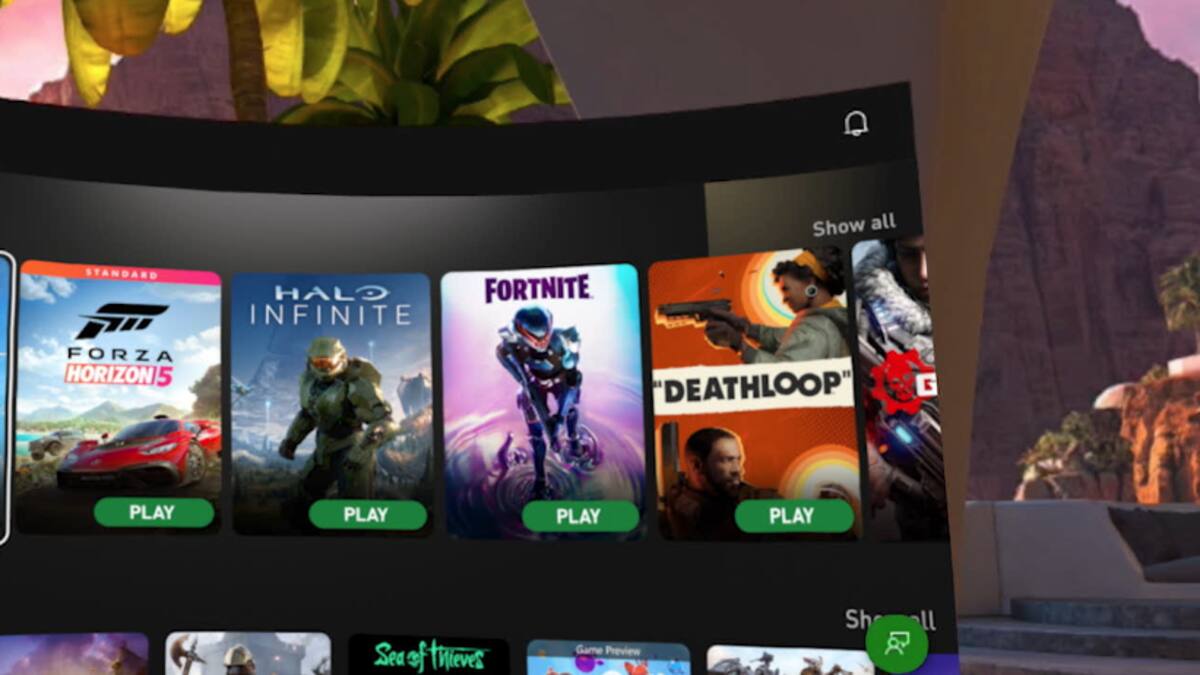 Hook up an Xbox controller to your headset and play