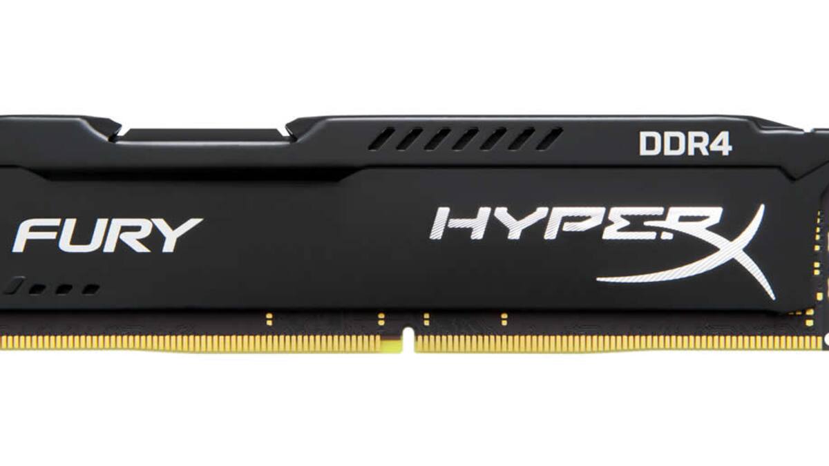 Hyper X FURY DDR ofrece frecuencias de hasta 2666 MHz