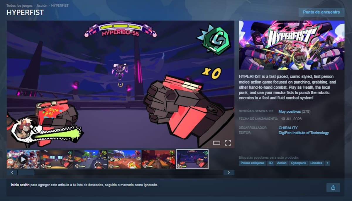 HYPERFIST Steam