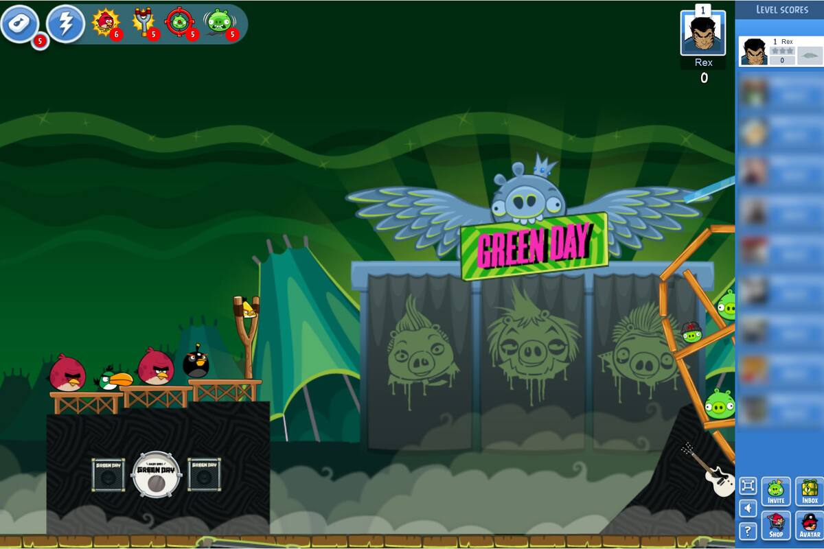 Green Day colaborará con Angry Birds Friends
