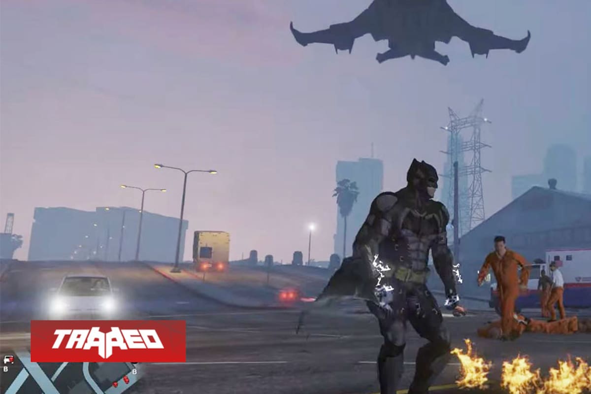 Mod permite jugar Grand Theft Auto V con elementos del videojuego Batman: Arkham Asylum