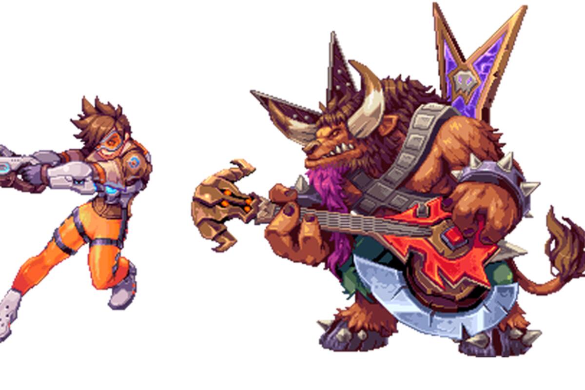 Así se verían los personajes de Blizzard en 2D