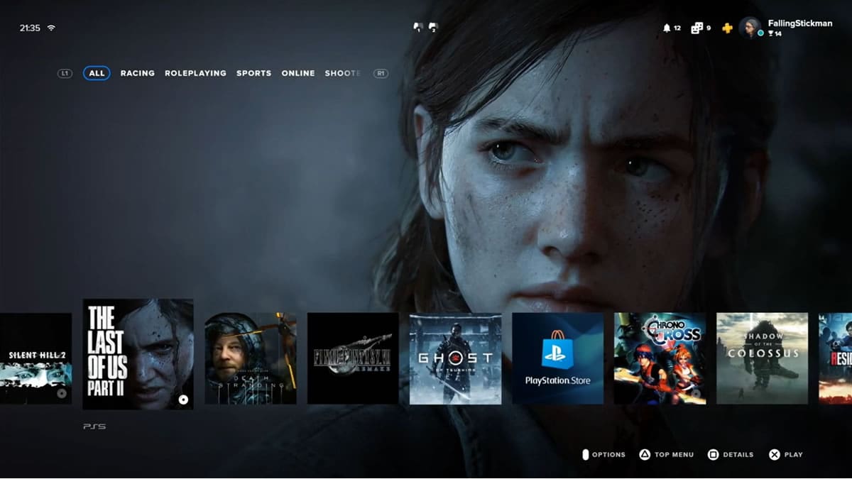 Interfaz de usuario PlayStation