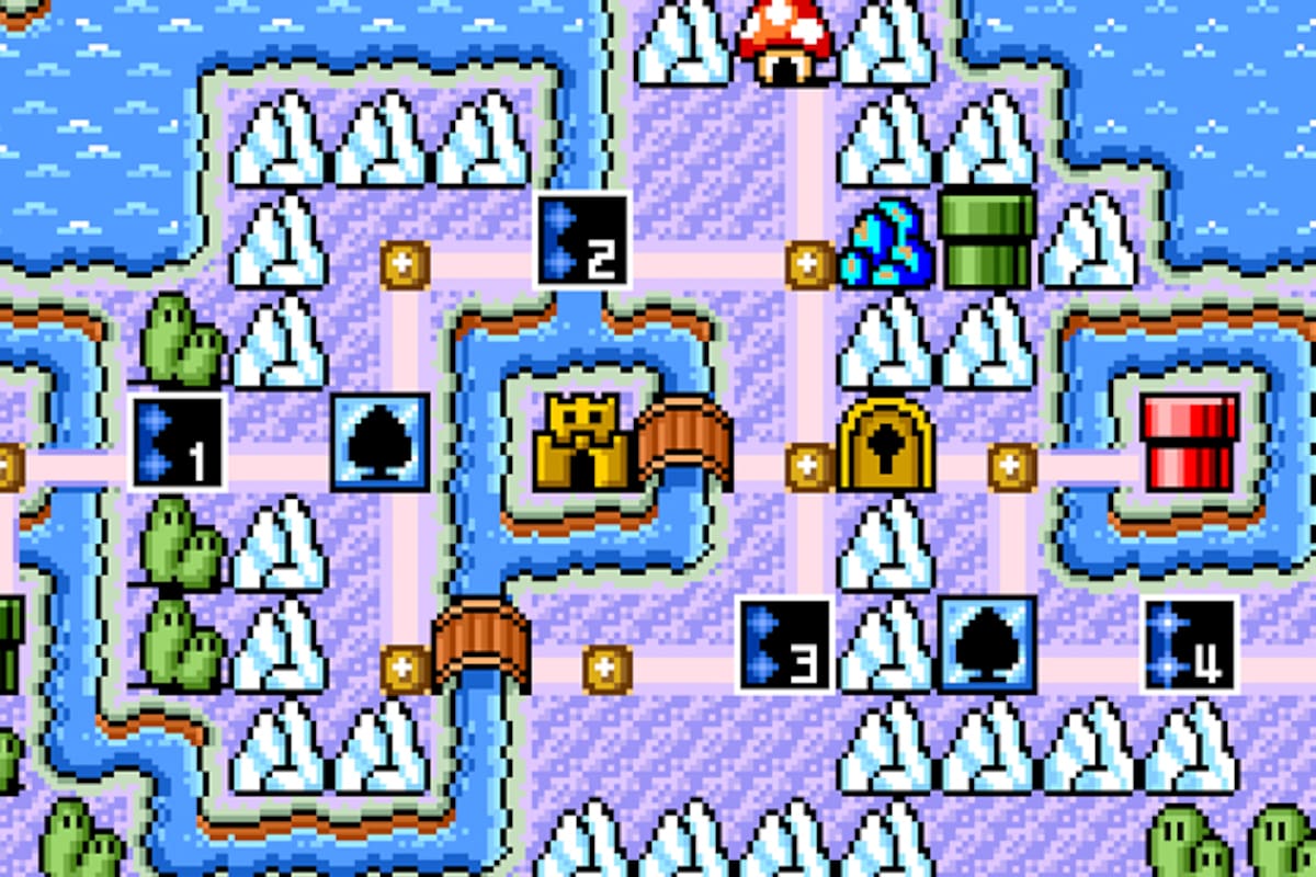 Mira este curioso Glitch de Super Mario Bros. 3