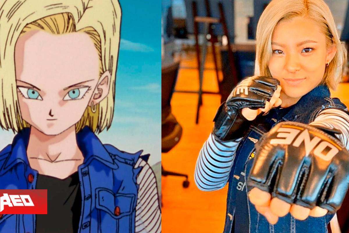 Luchadora de MMA hace un gran cosplay del Androide 18