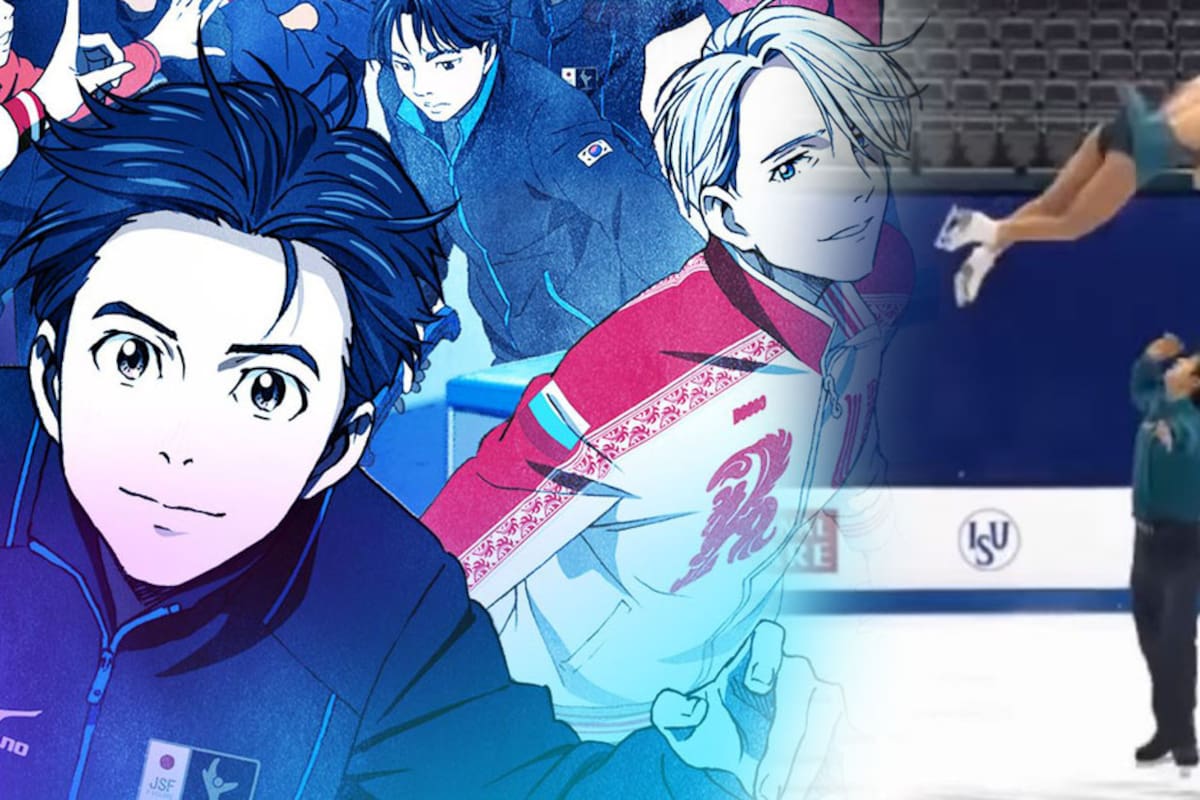 Pareja patina en hielo con música de Yuri on Ice! en los Juegos Olímpicos