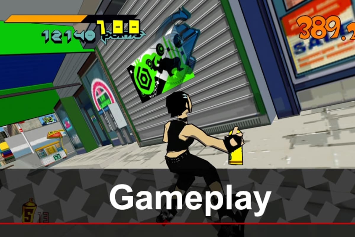 Jet Set Radio HD: Gameplay