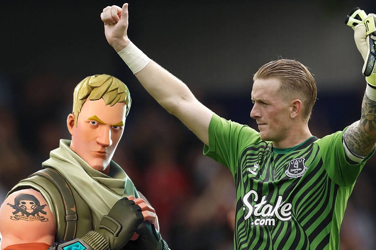 El portero de Inglaterra pidió que le enviaran su PC para jugar Fortnite en el Mundial