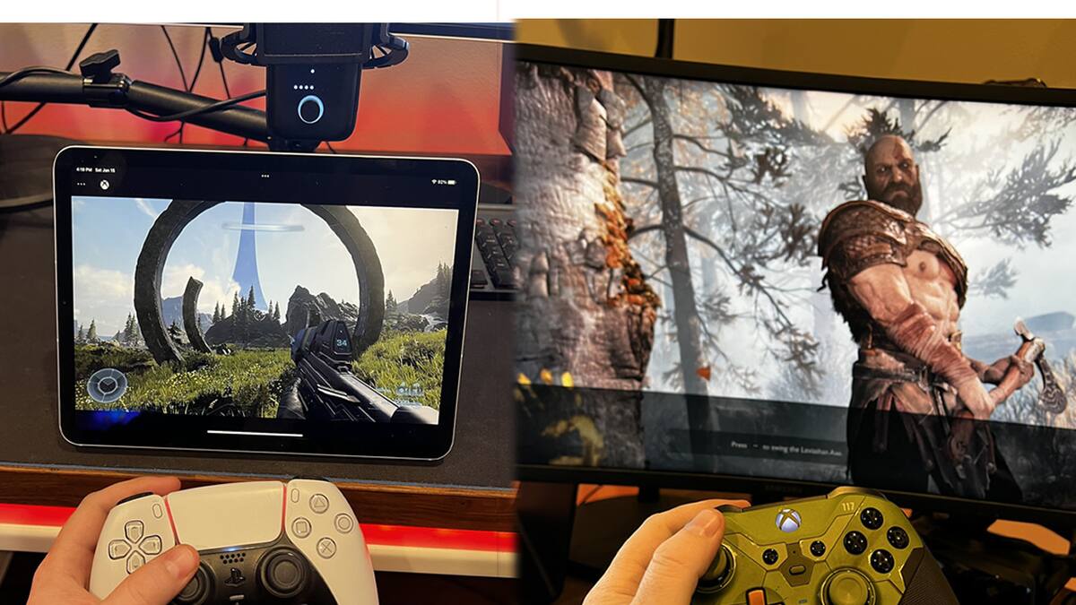 Josh Stein también disfrutó God of War con un mando Elite de Xbox