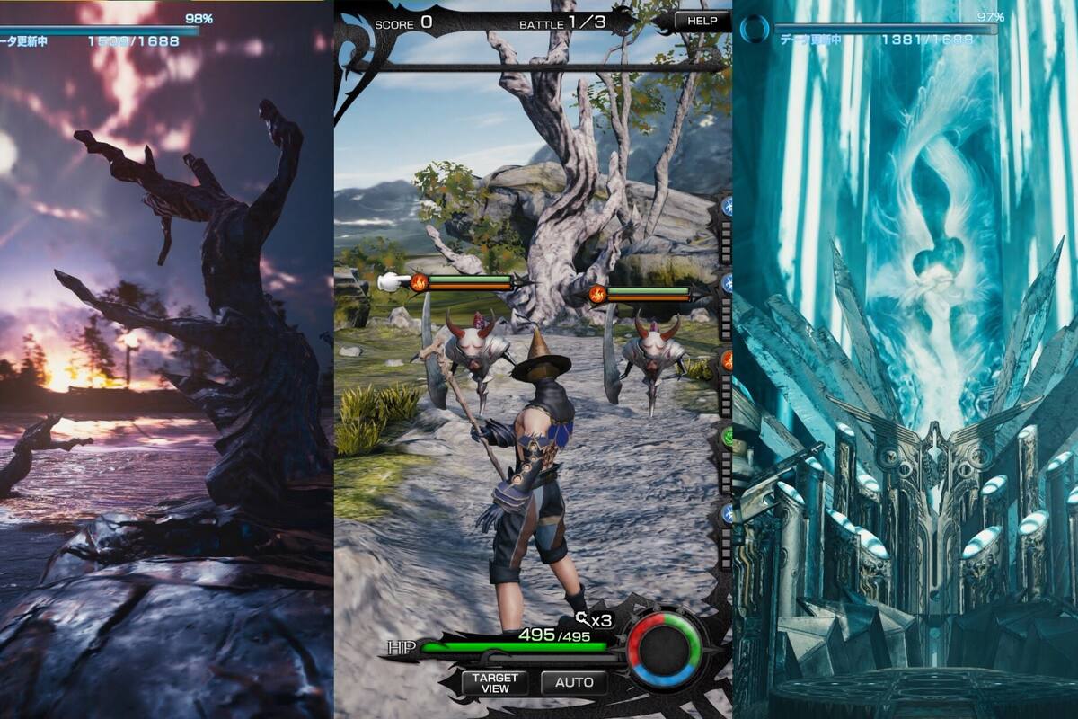 Ve las imágenes del gameplay de Mobius Final Fantasy
