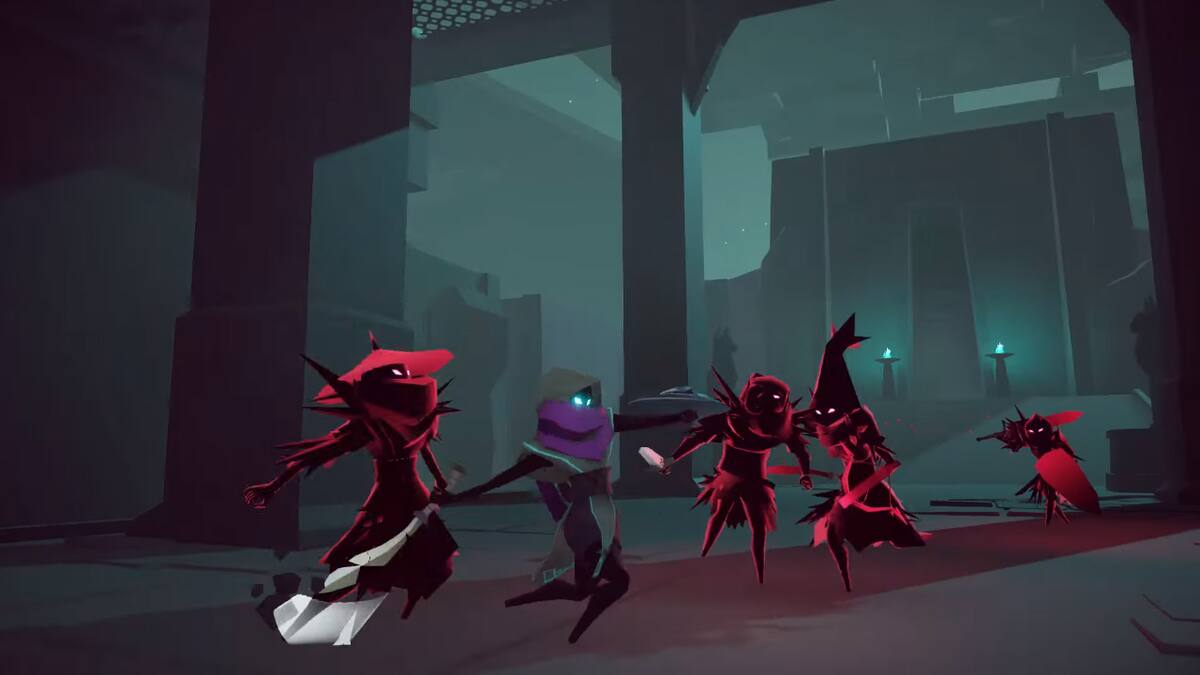 Juego es estilo Dark Souls con calabozos generados al azar y co-op