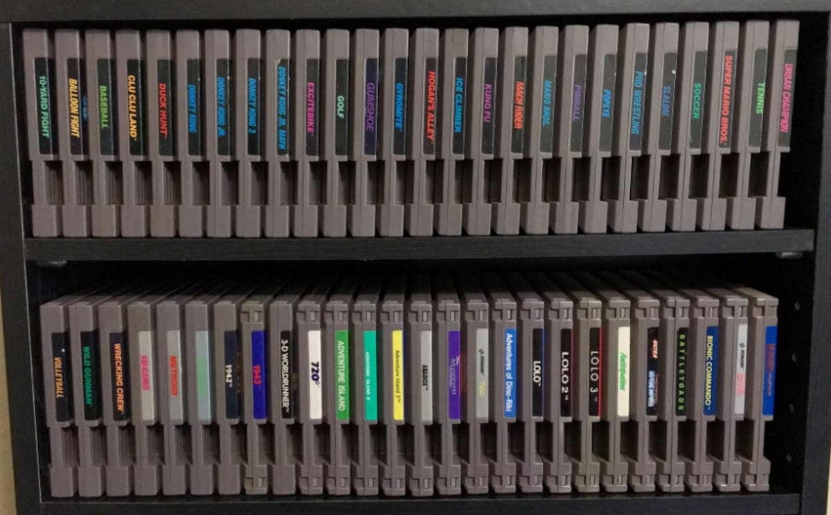 Juegos NES colección