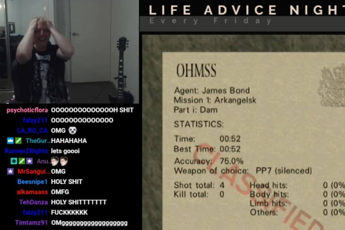 Speedrunner logra vencer récord de GoldenEye 007 tras 15 años