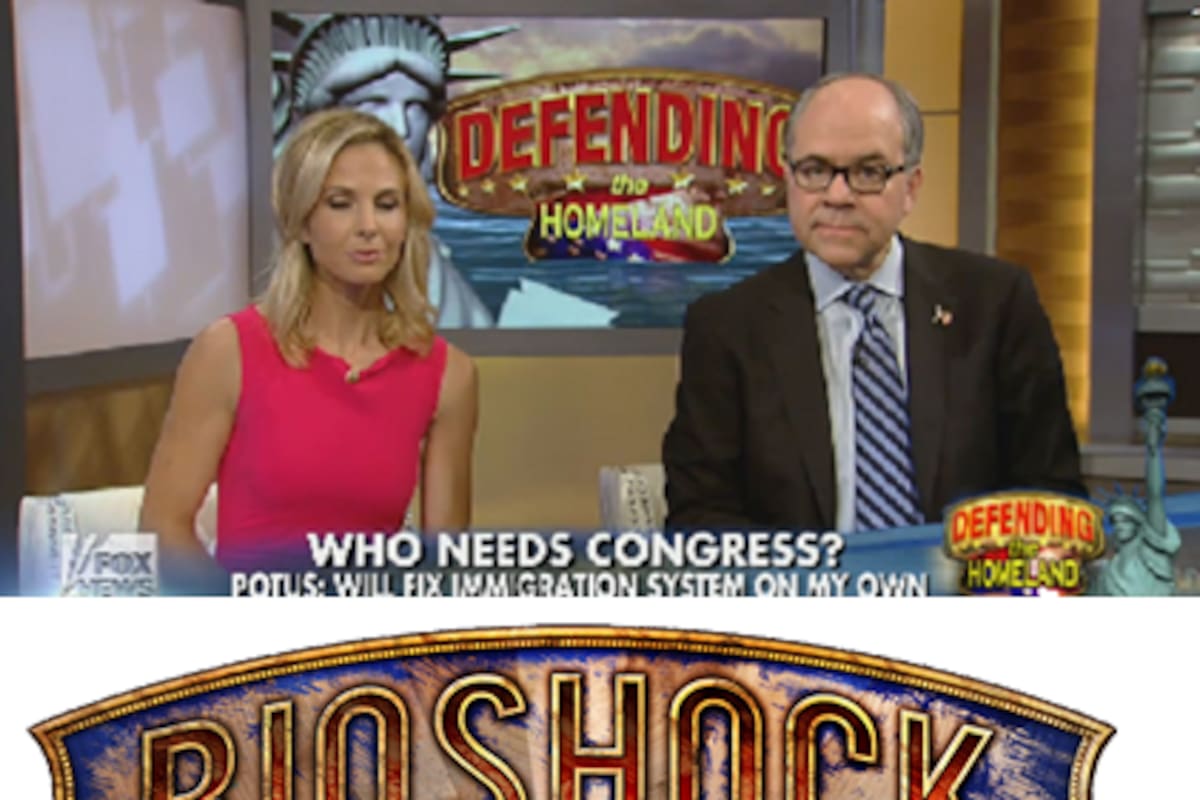 FOX News plagia logotipo de BioShock Infinite para su show