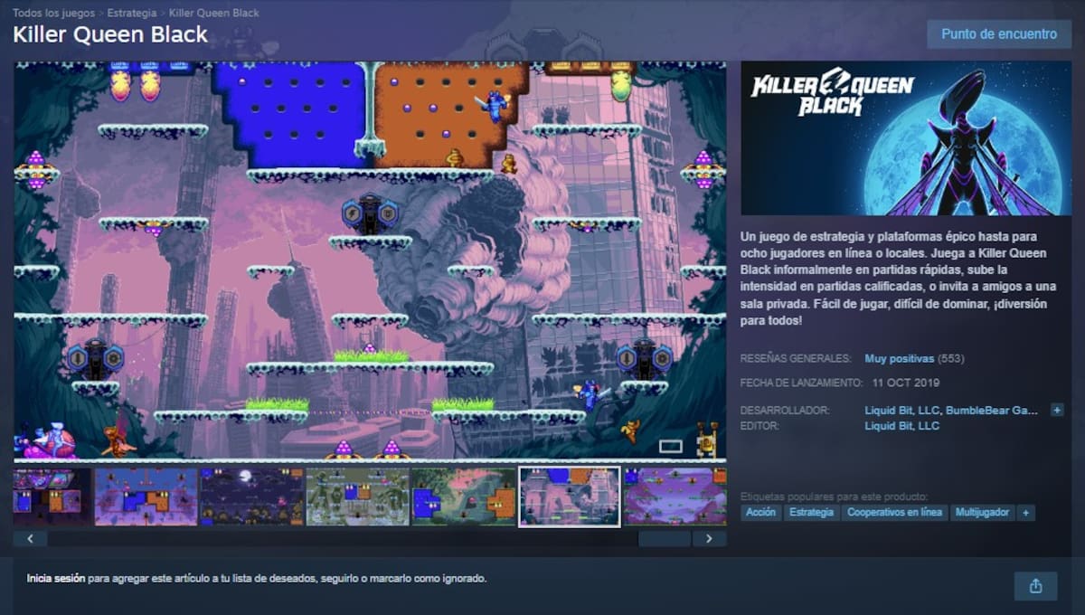 Killer Queen Black Steam